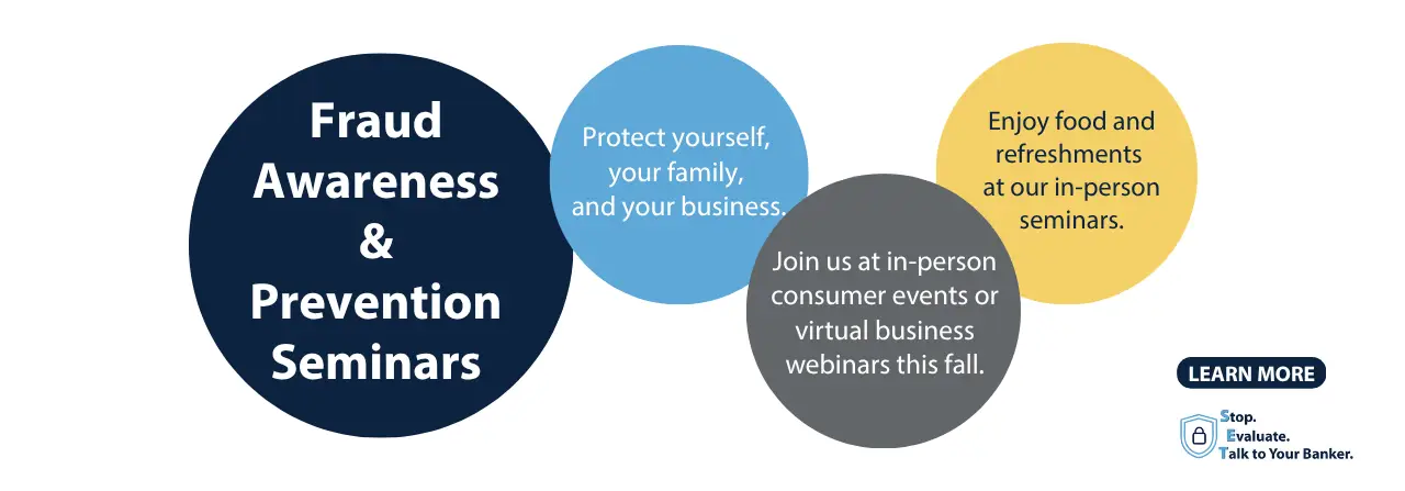 Fraud awareness and prevention seminars - learn more