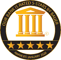 Fairfield County Bank is rated 5-Stars by Bauer Financial
