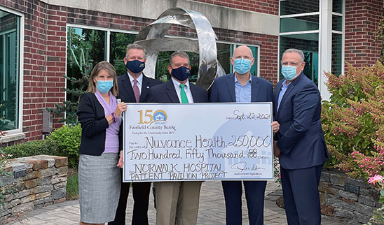 FAIRFIELD COUNTY BANK DONATES $250,000 TO NORWALK HOSPITAL EXPANSION